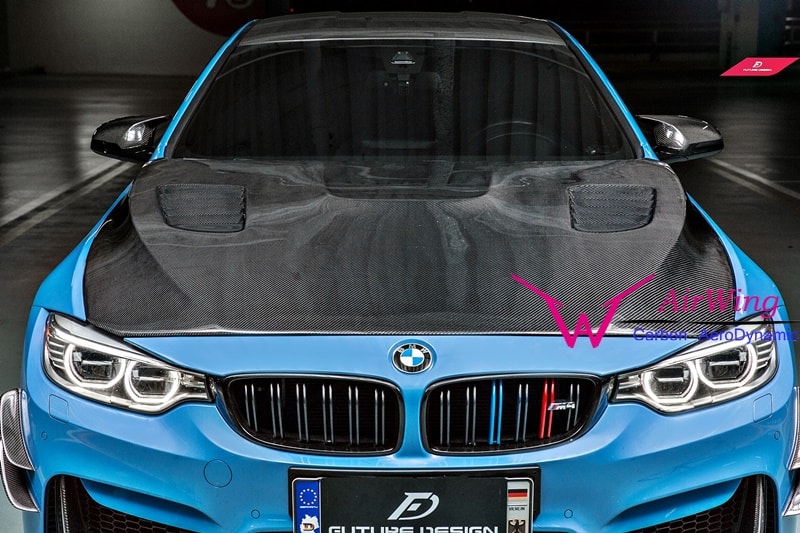 BMW F82 M4 AirWing carbon engine hood 04